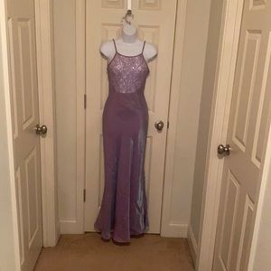 GUC sz 8 Shimmer Lilac Formal Mermaid Dress